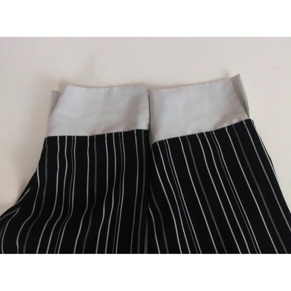 Fred David Woman Black & White Striped Button-Up Blouse Plus Size 2X - Picture 3 of 6